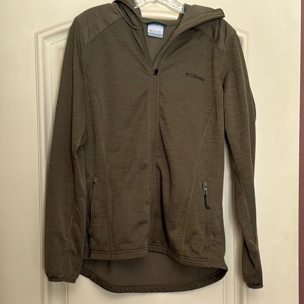 Columbia Olive Green Women’s Zip-Up Hoodie